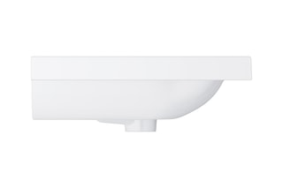 $Lavabo suspendu en porcelaine vitrifiée - 100 x 46 cm