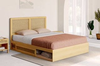 $Lit avec sommier Eve - Couchage 140 x 190 cm