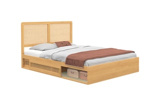 $Lit avec sommier Eve - Couchage 140 x 190 cm