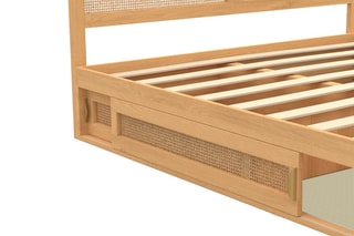 $Lit avec sommier Eve - Couchage 140 x 190 cm