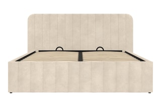 $Lit-coffre avec sommier Valentina - Beige