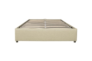 $Lit coffre avec sommier Otto Beige
