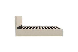 $Lit coffre avec sommier Louise Beige