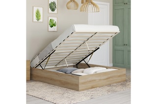$Lit-coffre avec sommier Malta - Couchage 140 x 190 cm