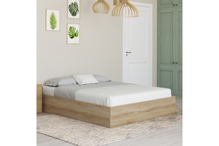 $Lit-coffre avec sommier Malta - Couchage 140 x 190 cm