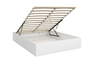 $Lit-coffre avec sommier Malta - Couchage 140 x 190 cm