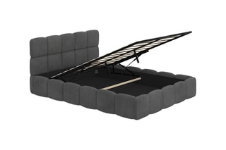 $Lit-coffre avec sommier Bubble - Couchage 140 x 190 cm