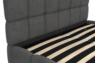 $Lit-coffre avec sommier Bubble - Couchage 160 x 200 cm