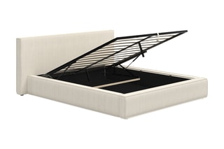 $Lit-coffre avec sommier Joyce - Couchage 140 x 190 cm