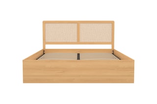 $Lit-coffre avec sommier Eve - Couchage 160 x 200 cm