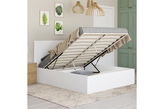$Lit-coffre avec sommier Sicilia - Couchage 160 x 200 cm
