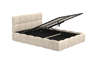 $Lit-coffre avec sommier Bubble - Couchage 140 x 190 cm