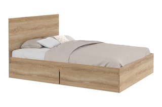 $Lit avec sommier Oklahoma - Couchage 140 x 190 cm