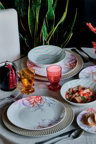 $Service en porcelaine Madison Pacifico - 18 pièces