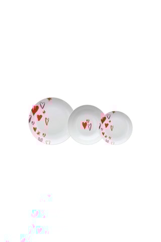 $Service en porcelaine Madison Amore - 18 pièces