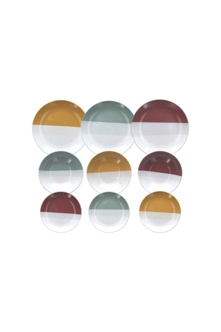$Service en grès Louise Layers - 18 pièces