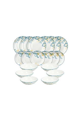$Service en porcelaine - 18 pièces