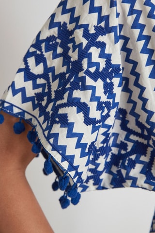 $Caftan Capucine - Bleu