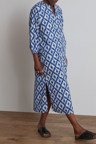 $Robe chemise Claudia - Bleu