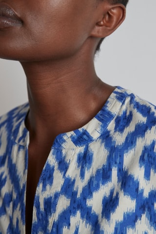 $Robe chemise Claudia - Bleu