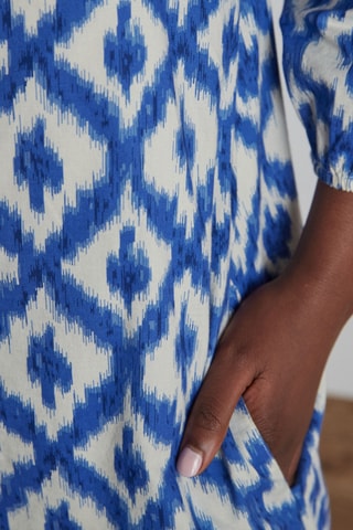 $Robe chemise Claudia - Bleu