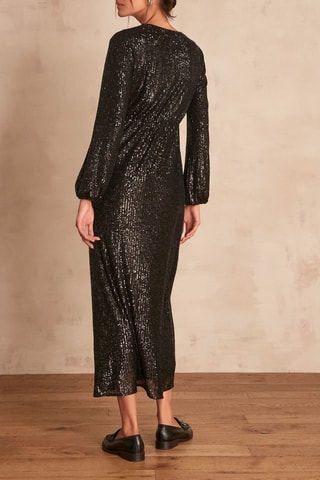 $Robe portefeuille Cleopatre - Noir
