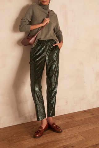 $Pantalon carotte Verona - Vert