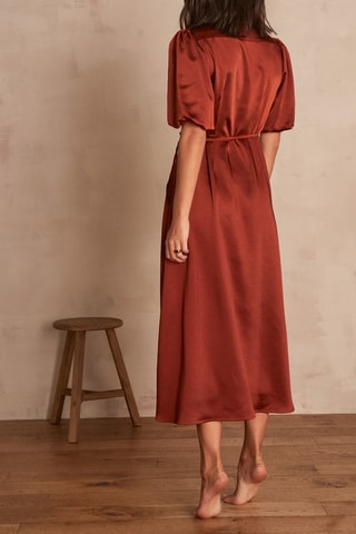 $Robe portefeuille Heve - Rouge