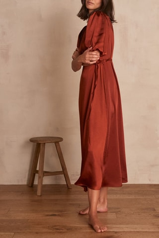 $Robe portefeuille Heve - Rouge