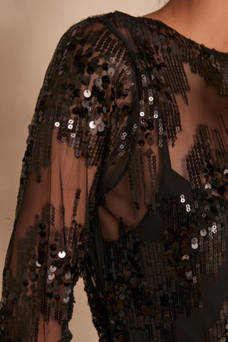 $Robe droite Chrishelle - Noir