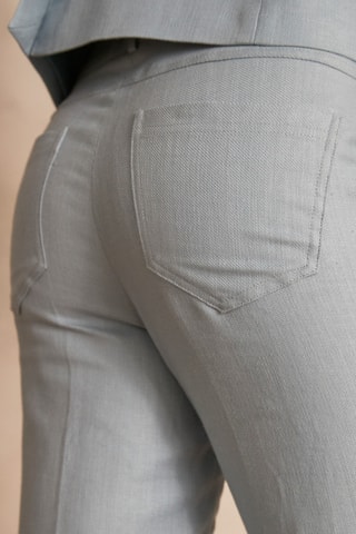 $Pantalon en lin Vijay - Gris clair