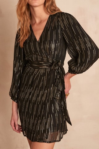 $Robe droite Charline - Noir