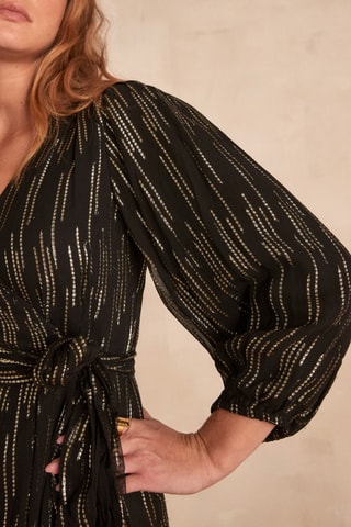 $Robe droite Charline - Noir