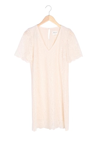 $Robe en dentelle Gaia - Beige