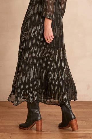 $Robe longue Clemence - Noir