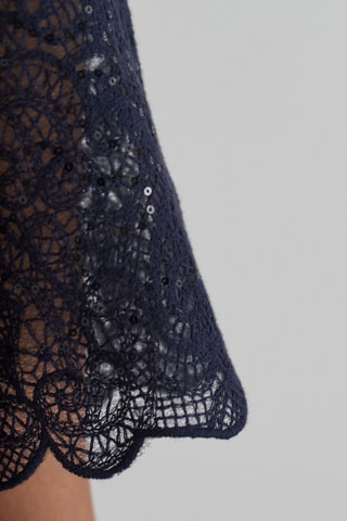 $Robe en dentelle Gaia - Bleu