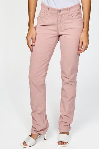 $Pantalon en velours - Rose poudré