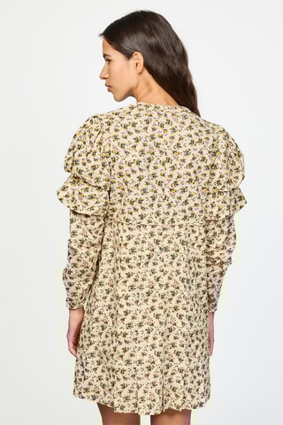$Robe en cachemire - Jaune clair