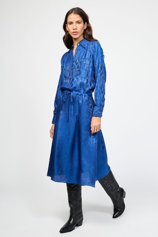 $Robe patineuse - Bleu foncé