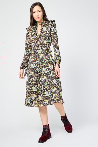 $Robe midi - Noir