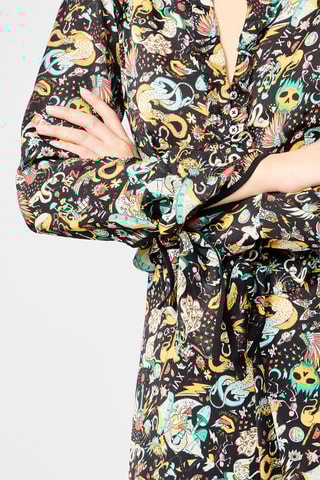 $Robe midi - Noir