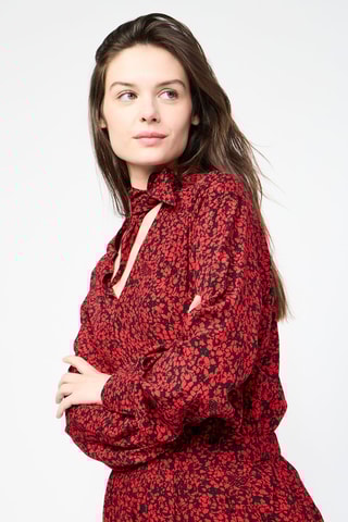 $Blouse - Rouge