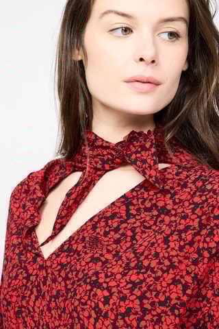 $Blouse - Rouge