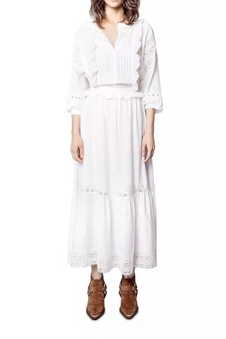 $Robe longue - Blanc
