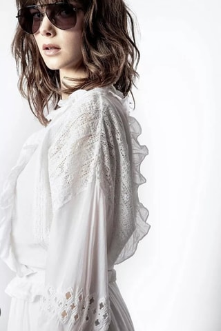 $Robe longue - Blanc