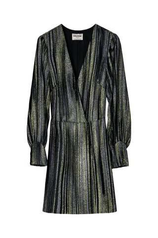 $Robe portefeuille - Noir