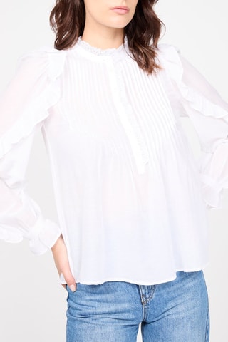 $Blouse - Blanc