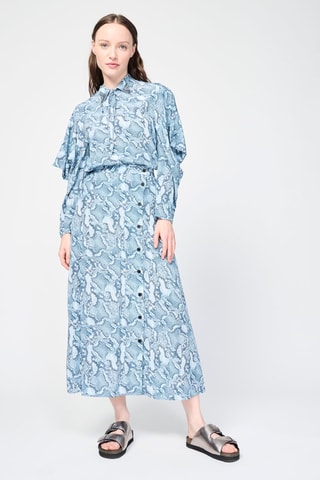 $Blouse en soie - Ciel