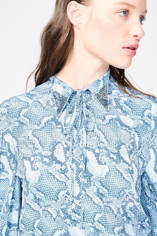 $Blouse en soie - Ciel