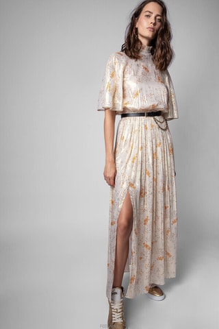 $Robe longue - Doré